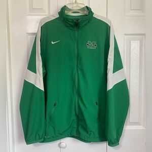 Marshall Thundering Herd Green Nike Storm Fit Size Large *flawed*